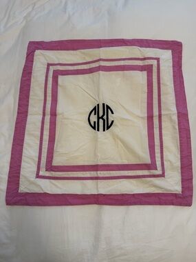 Pottery Barn Teen Monogrammed Pillowcase Cover